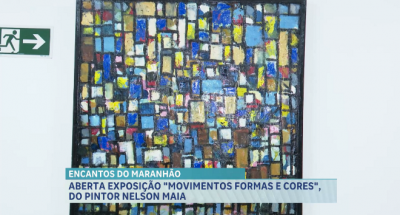 Exposição "Movimentos, Formas e Cores" do artista Nelson Maia está em exibição