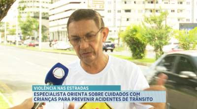Especialista orienta sobre cuidados com crianças no trânsito