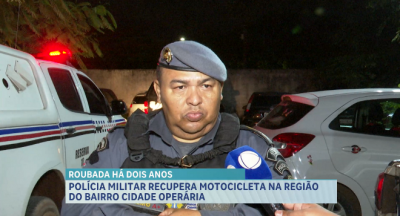 Polícia Militar do Maranhão recupera motocicleta roubada
