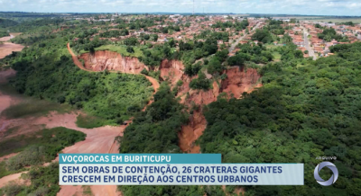 Crateras ameaçam residências em Buriticupu
