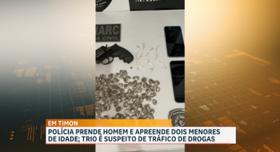 Polícia Militar apreende trio suspeito de tráfico de drogas na cidade de Timon