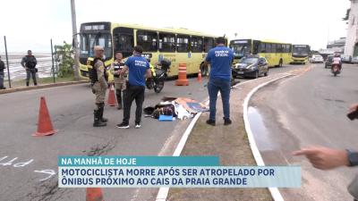 Motociclista morre atropelado por ônibus em São Luís 