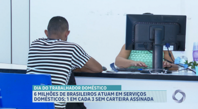 Seis milhões de brasileiros atuam em serviços domésticos