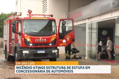 Princípio de incêndio atinge concessionária de automóveis em São Luís