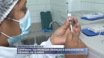 Começa campanha para imunizar crianças e adolescentes em escolas de São Luís