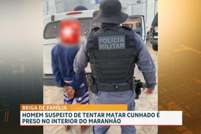 Preso suspeito de tentar assassinar o próprio cunhado, em Tutóia