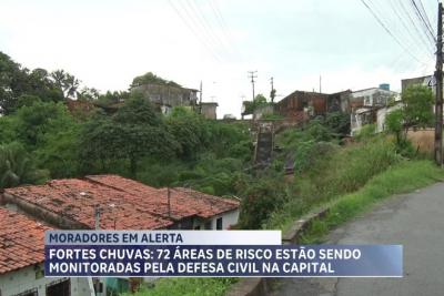 Chuvas: São Luís tem 72 áreas de risco monitoradas pela Defesa Civil