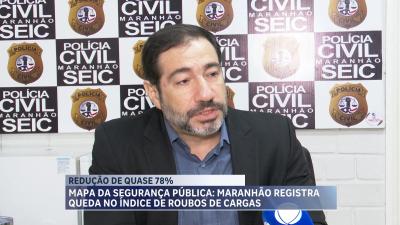 Maranhão apresenta redução nos roubos de carga e a agências bancárias em 2023