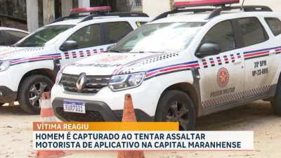 Homem é capturado ao tentar assaltar motorista de aplicativo em São Luís