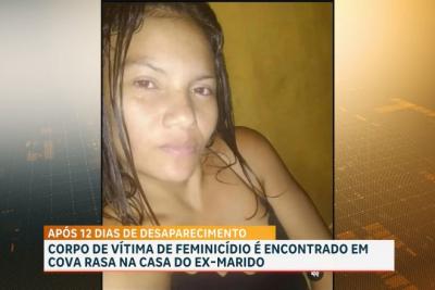 Corpo de vítima de feminicídio é encontrado em cova no quintal do ex-marido