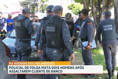 Suspeitos de assalto morrem em confronto com policial de folga, em São Luís