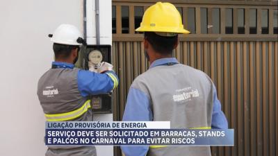 Carnaval: ligação provisória deve ser solicitada em barracas, stands e palcos para evitar riscos