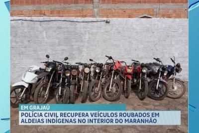 Polícia Civil recupera motocicletas em reservas indígenas de Grajaú