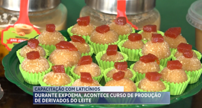 Durante Expoema, acontece curso de produção de derivados de leite