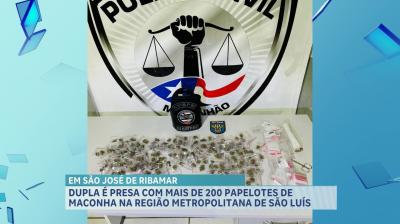 PM apreende mais de 200 papelotes de entorpecentes em São José de Ribamar