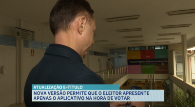 E-título permite que o eleitor apresente apenas o aplicativo na hora de votar