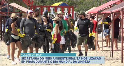  SEMA realiza ação de mobilização de limpeza de praia na região metropolitana de São Luís 