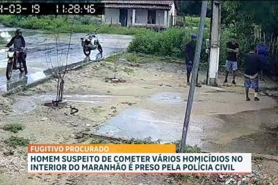Preso suspeito de cometer cerca de seis homicídios no interior do Maranhão