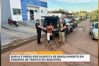 Presos suspeitos de tráfico de drogas na cidade de Bequimão