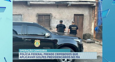 Polícia Federal apreende criminosos que aplicavam golpes previdenciários no Maranhão 