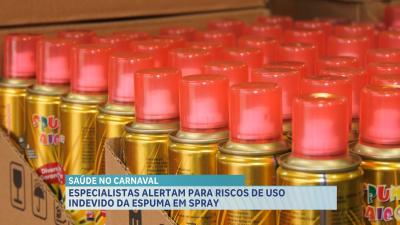 Saúde no Carnaval: veja dicas para evitar acidentes com espuma em sprayv