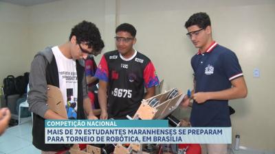 Maranhenses se preparam para torneio de robótica, em Brasília