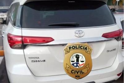 Polícia Civil apreende veículo clonado avaliado em mais de R$ 200 mil, em São Luís