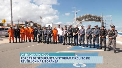 Forças de segurança do Maranhão falam sobre vistoria no circuito de réveillon