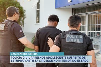 Caso Eneide Circus: Policia apreende menor suspeito de estupro