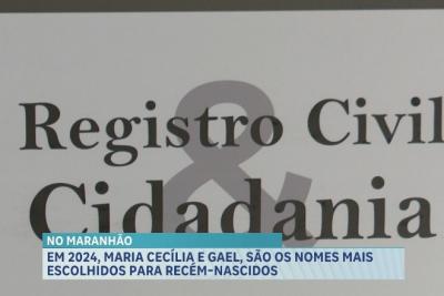 Maria Cecília lidera o ranking de nomes mais registrados no Maranhão pelo segundo ano consecutivo