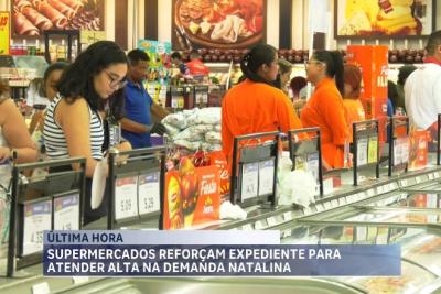 Supermercados de São Luís registram movimento intenso as vésperas do Natal