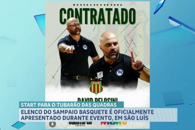 Elenco do Sampaio Basquete é oficialmente apresentado durante evento, em São Luís