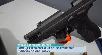 Homem é preso com arma de uso restrito na Vila Passos, em São Luís