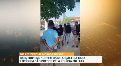 Suspeitos de assaltar casa lotérica em Santa Rita são presos pela PM