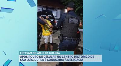 ROMU conduz dupla por suspeita de roubo no Centro Histórico de São Luís