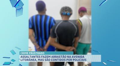 Assalto a mão armada assusta banhistas e frequentadores da Av. Litorânea