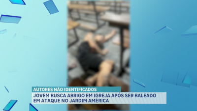 Homem busca abrigo em igreja após ser baleado no Jardim América