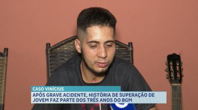 Balanço Geral Manhã completa 3 anos e relembra história de superação de Vinícius Gonçalvess