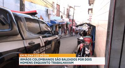 Colombianos são baleados na Rua Sete de Setembro no Centro de São Luís