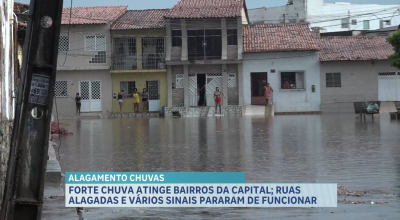 Chuvas causam alagamentos e transtornos em bairros da capital