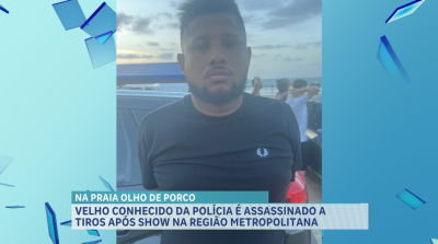 Homem é morto a tiros em bar na Praia Olho de Porco, na Grande Ilha