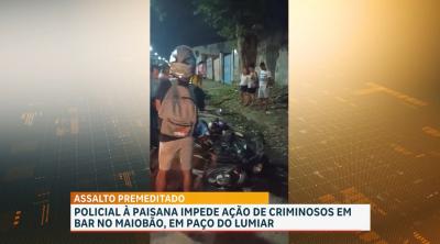 PM conduz dupla suspeita de assalto a bar no Maiobão, na Grande Ilha