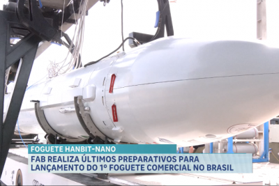 FAB realiza últimos preparativos para lançamento do 1º foguete comercial no Brasil