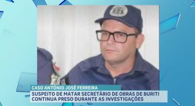Guarda municipal suspeito de matar secretário de obras em Buriti continua preso