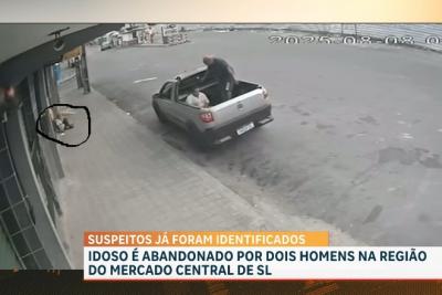 Idoso é abandonado em calçada de estabelecimento comercial em São Luís