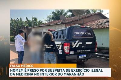 Homem é preso por suspeita de exercício ilegal da medicina em Bequimão
