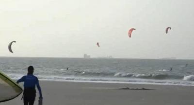 Corda de kitesurf atinge pescoço de criança na orla de São Luís