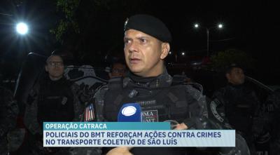 “Operação Catraca” reforça o patrulhamento nos ônibus do transporte coletivo da capital