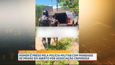 Suspeito é preso na Raposa com mandado de prisão em aberto por associação criminosa