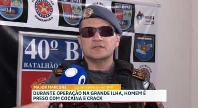 Preso suspeito de tráfico de drogas na Raposa, na Grande Ilha